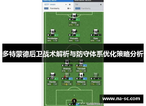 多特蒙德后卫战术解析与防守体系优化策略分析